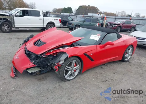 2016 Chevrolet Corvette Stingray z USA, uszkodzony, nr VIN 1G1YB3D71G5123169